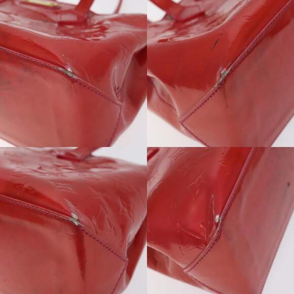 LOUIS VUITTON Monogram Vernis Wilshire PM Hand Bag Rose Pop M93643 - Picture 10 of 12